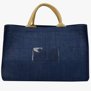 Bolsa de Yute Reutilizable y Elegante, Bolsa de Compras Ecológica con Asas Resistentes para el Mercado, Comercio Minorista y Uso Diario - Product Image 5