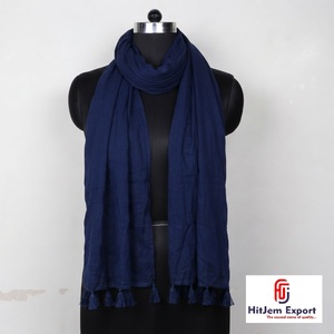 Premium Plain <b>Scarf</b> Manufacturer White Label Low MOQ Custom Branding Cotton Viscose Modal OEM ODM Fabric Product Factory - Product Image 2