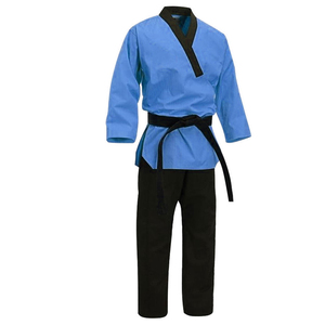 Martial Arts Judo 100% Cotton Elastic Drawstring Adult Uniform Lightweight Student Gi with Belt Quick Dry - Product Image 2