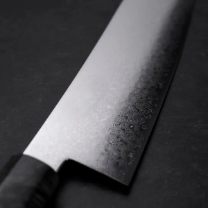 Custom Handmade Modern Chef <b>Knife</b> Extra <b>Sharp</b> Forged Damascus Steel Blade 8in Length Ambidextrous 3.0mm Thickness Resin+Wood - Product Image 3