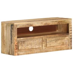 Supporto TV Mango in legno massello 34.6 "x 11.8" x 15.7 "-mobili resistenti ed eleganti - Product Image 1