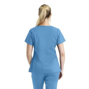 Blouse de laboratoire unisexe 100 % coton tissé, usage hospitalier, uniforme médical durable, résistant aux aiguilles, tenue de travail professionnelle - Product Image 4