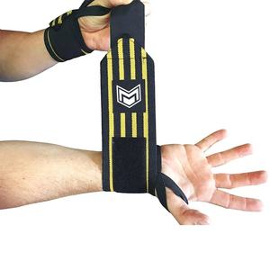 Nouvel arrivage de bandelettes de poignet lourdes de 18 pouces pour la musculation enveloppes de poignet personnalisées pour l'haltérophilie - Product Image 5