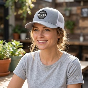 Gorra Trucker de 5 Paneles de Poliéster de Alta Calidad con Estructura y Visera Curva, Logotipo Bordado Personalizado para Hombres y Mujeres - Product Image 6