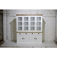 Buffet rustique de style campagnard, meuble de rangement moderne de style industriel européen en bois massif, multi-usages pour salon et cuisine