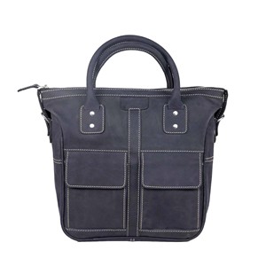 Sac de bureau pour homme en cuir véritable de haute qualité, mallette de voyage pour ordinateur portable, fermeture éclair OEM, sangle simple, logo personnalisé - Product Image 3