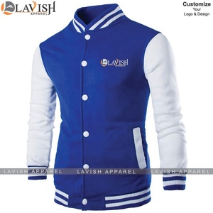 Veste de baseball universitaire à capuche pour hommes, personnalisée, respirante, écologique, laine/polyester - Product Image 4