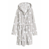 Robe longue en tissu éponge pour femme, avec cordon de serrage, couleur unie, coupe ample, vêtement décontracté, 100% coton, respirant, manches longues, hiver