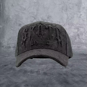 หมวกแก๊ปเบสบอลทรง 5 แผง ยี่ห้อ Sad Boys รุ่น Original Sporty Oxford ปักโลโก้ 3 มิติ วัสดุหนังกลับ พร้อมปีกหมวก เหมาะสำหรับเป็นของขวัญ - Product Image 5