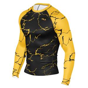 Rashguard Profesional de BJJ con Diseño de Alas, Personalizado, 100% Poliéster, Transpirable, Antibacteriano, de Secado Rápido, Sublimado, MOQ Bajo - Product Image 3