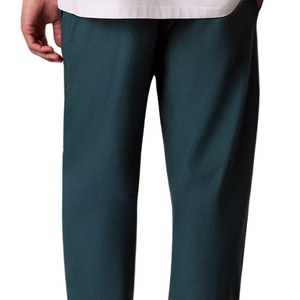Pantalon décontracté pour homme, coupe droite, taille régulière, cordon de serrage, pantalon de tous les jours avec poches latérales, confortable pour un usage quotidien - Product Image 4