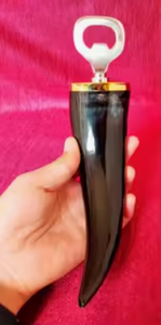 Abridor de Bebidas Elite de Cuerno de Búfalo con Palanca de Acero Inoxidable y Mango de Cuerno Real para Botellas de Cerveza y Refrescos - Product Image 2