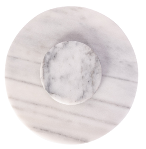 Plateau tournant de luxe en marbre pour table à manger, organisateur de table basse et présentoir décoratif - Product Image 2