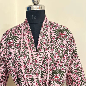 Kimono de algodón suelto al por mayor, bata estampada personalizada, cárdigan para mujer, camisa de playa para bikini, sexy, para la playa, ropa de dormir, kimono - Product Image 1