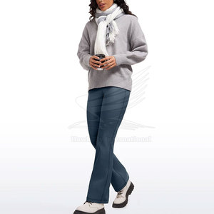 Legging évasé pour femme à prix de gros, léger, dernier design, personnalisable, pour le yoga - Product Image 5