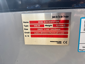 Miniexcavadora ME15 2026 Disponible para la Venta, Equipo Confiable Adecuado para Construcción y Compradores Globales - Product Image 2