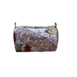 Juego de Bolsas de Maquillaje Grandes, Acolchadas de Algodón, Estampadas Multicolor, Resistentes al Agua, Ecológicas, Suaves, Ligeras, con Cierre, Ideales para Viajar - Product Image 6