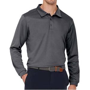 Camiseta de Rugby Personalizada para Hombre, Manga Larga, Poliéster, Impresión de Serigrafía Frontal, Tallas Grandes, Color Personalizado, Secado Rápido, Transpirable, Absorbe la Humedad - Product Image 1