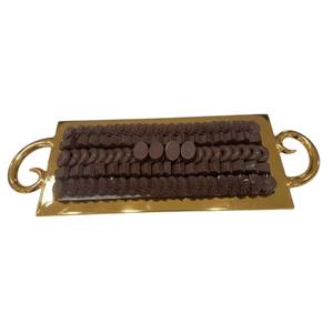 Plateau ovale en argent plaqué de qualité supérieure pour servir des chocolats, des bonbons et des desserts lors d'occasions et d'événements spéciaux - Product Image 6