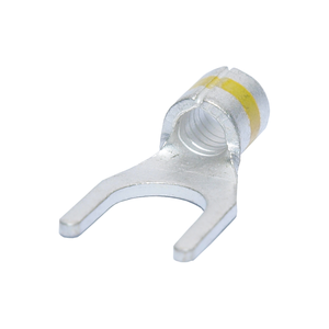 Terminales de pala de alambre de latón tipo horquilla aislada Crimpado - Product Image 1