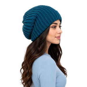High Quality Unisex 100% Acrylic Jacquard Knit Soft Warm Breathable <b>Waterproof</b> Stretchable Adjustable Winter <b>Beanie</b> Cap - Product Image 1