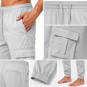 Multi Pocket Workwear <b>Trouser</b> Design With Side Pockets Soft Breathable Fabric Relaxed Fit and Everyday Streetwear <b>Cargo</b> <b>Trousers</b> - Product Image 5