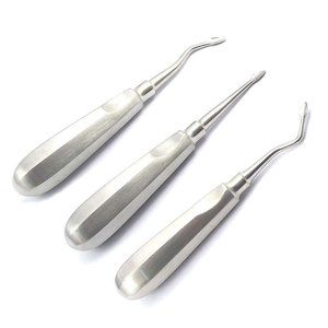 Ensemble d'élévateurs manuels de luxation personnalisés, haute précision, dentaire, réutilisable, construction en acier inoxydable, poignée ergonomique, pour soins dentaires, CE - Product Image 1