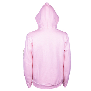 เสื้อฮู้ดสีชมพูแบบยูนิเซ็กซ์ ทรงปกติ ผ้าฟลีซสีพื้น 100% ผ้าฝ้าย สวมใส่สบาย เหมาะสำหรับฤดูใบไม้ร่วง - Product Image 3