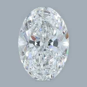เพชรรูปไข่ CVD ขนาด 2.00 กะรัต เพาะเลี้ยงในห้องปฏิบัติการ คุณภาพเยี่ยม สี D ความสะอาด VVS2 ได้รับการรับรองจาก IGI เครื่องประดับชั้นดี VB ผู้จัดจำหน่ายของแท้ - Product Image 1