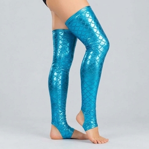 Medias adhesivas hasta el muslo para mujer, ideales para pole dance, proporcionan movimiento flexible, agarre seguro, comodidad transpirable y un estilo elegante. - Product Image 3