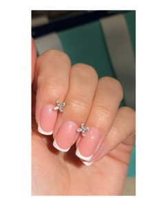 Shop Marquise Cut Diamond <b>Earrings</b> In Flower <b>Stud</b> Diamond <b>Earrings</b> 14K Solid Rose White Gold Wedding Engagement - Product Image 1