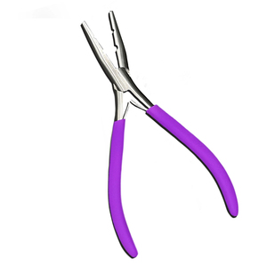 Herramienta profesional para extensiones de cabello con microanillos, nanoanillos y extensiones adhesivas, con pinzas resistentes y duraderas. - Product Image 2