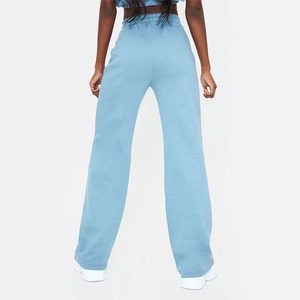 Women's White Wide Leg Pants High Waist Full Length Loose Fit Casual Solid Color Breathable Summer Style Woven Fabric - Product Image 4