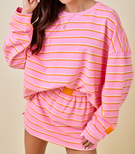 Women's Winter Solid Full Sleeve Crew Neck Casual Knitted Cotton <b>2</b> <b>Piece</b> Shorts <b>Set</b> Regular Fit - Product Image 6