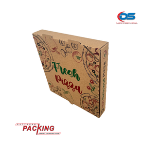 DAT THUAN, carpetas de pizza cuadradas personalizadas al por mayor, cartones de lámina en relieve UV de alta calidad, cajas de papel de laminación mate brillante - Product Image 3