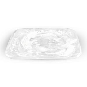 Handmade Resin Stocked Round Blue Marbled Modern Luxury Design Eco-Friendly Food Grade Serving <b>Plate</b> for Home Tabletop Display - Product Image 4