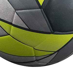 Ballons de football en PU SOLID INTERNATIONAL fabriqués au Pakistan, impression sur écran en caoutchouc, design classique, logo personnalisé - Product Image 5