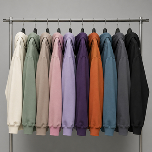 Sweat-shirts à capuche unisexes de haute qualité pour hommes, en molleton de coton décontracté, coupe oversize, personnalisables, épais - Product Image 2