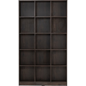 Étagère de rangement en bois foncé, bibliothèque autoportante pour la maison, le bureau ou la bibliothèque - Product Image 3