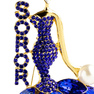 Broche Soror élégante, épinglette tendance, bijou de mode, accessoire de revers, broche décorative, cadeau pour femme, bijoux personnalisés, vente en gros OEM - Product Image 2