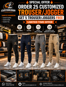 2026 Winter Cotton Fleece 400gsm extra Thick Casual Men's Trousers <b>Corded</b> Feet No Drawstring Loose Fashion Pants - Product Image 6