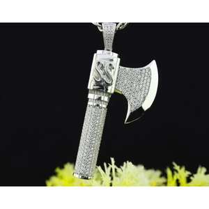 Pendentif Hip Hop Trisha Jewels pour Femmes, Hommes et Unisexe en Argent 925 avec Moissanite Certifiée GIA - Product Image 5