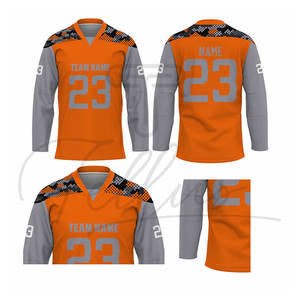 Maillot de hockey sur glace personnalisé pour hommes, dernier style, adulte, best-seller, respirant, manches courtes, design personnalisé - Product Image 3