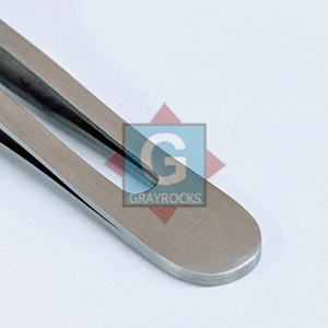 Pince à épiler pour sourcils en acier inoxydable de haute qualité, outil de repousse des poils, gris rocheux - Product Image 3