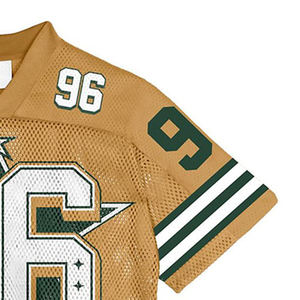 T-shirt personnalisé unisexe en mesh pour homme, streetwear, sublimation, maillots de football rétro, vêtements de sport, fabricants de maillots personnalisés - Product Image 6