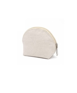 Nico Canvas <b>Small</b> Pouch with Inside Polyester Lining Multipurpose Zipper Storage <b>Bag</b> for Cosmetics Toiletries Stationery <b>Travel</b> - Product Image 2