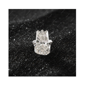 Diamants synthétiques HPHT CVD cultivés en laboratoire certifiés 1 carat, qualité E VVS VS, taille main de Dieu, pierres brutes en vrac, Gujarat - Product Image 1