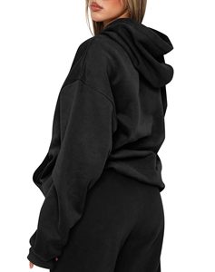 Sudadera con capucha para mujer, estilo jersey, holgada, cómoda y duradera, de tela de moda, superventas, para invierno, venta al por mayor - Product Image 3