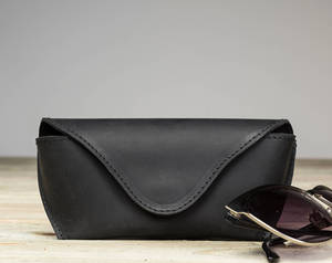 Étui à lunettes vintage en cuir de vachette, pochette de luxe faite à la main, étui fin et souple pour lunettes de lecture, housse de protection LGC-0117 - Product Image 2
