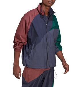 เสื้อกันลมผ้าไนลอนสำหรับผู้ชายไซส์พิเศษ, ชุดวอร์มมีซิประบายอากาศชุดกางเกงเอวยางยืดสำหรับสุภาพบุรุษกันลม - Product Image 3